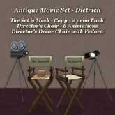 Antique Movie Set - Dietrich