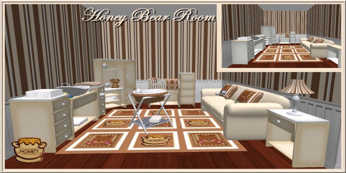 Honey Bear Baby Room Set
