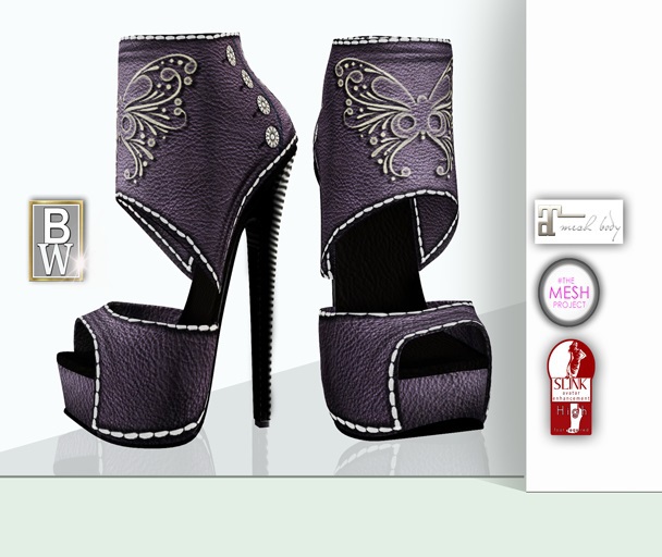 High heel's 'Julia' black stripes?