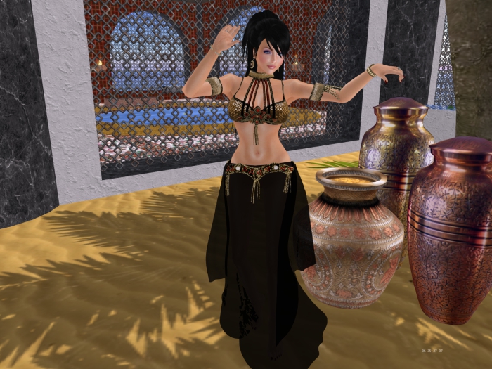 Para's Belly Dancer - Gold/Black