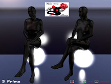 statue assise sur lampe