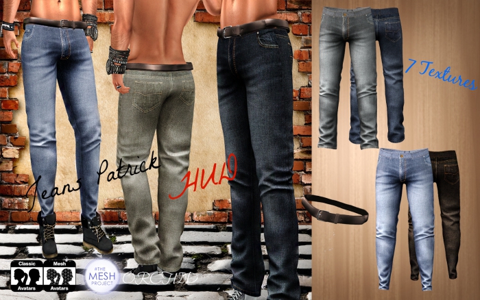 Jeans Patrick HUD TMP (For Boots and Normal)