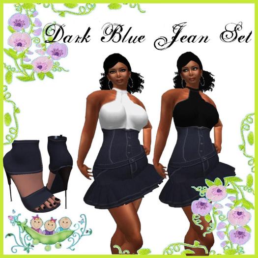1- S.M.C Reecee Dark Blue Jeans
