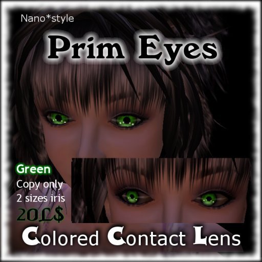 Prim Eyes ---Green BOX