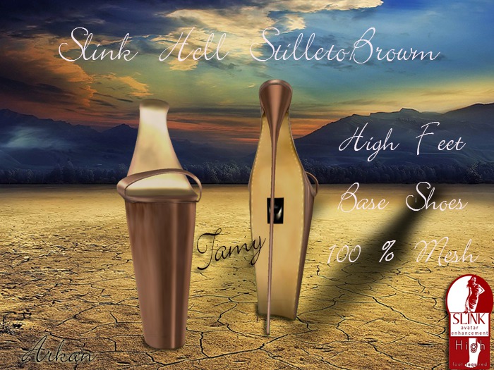 .::Arkan::. Slink Heel Stilleto Tamy Browm