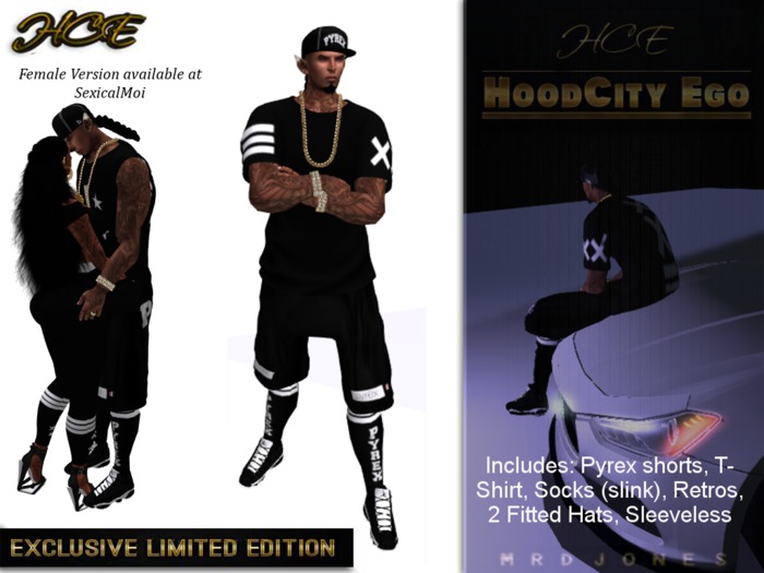 Black pyrex outfit