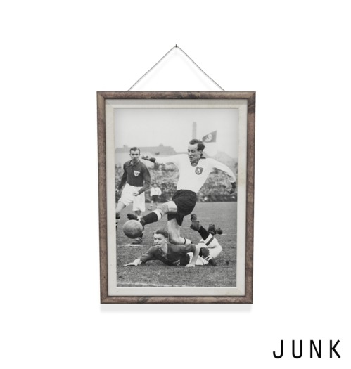 junk. vintage football print.