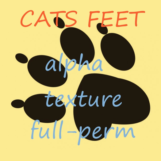 Second Life Marketplace Cats Feet Texture