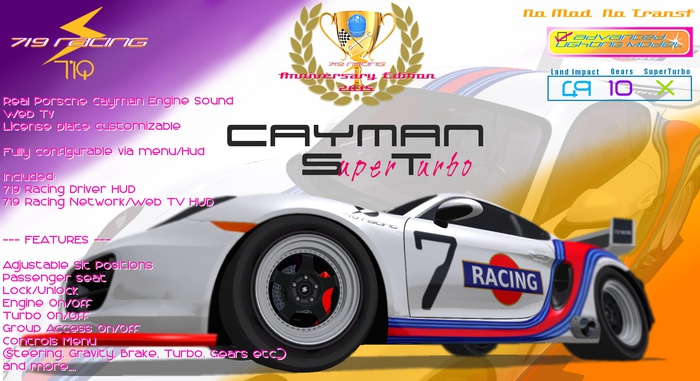 719 Racing - Cayman ST Anniversary Edit 2015 (Wear to unpack)