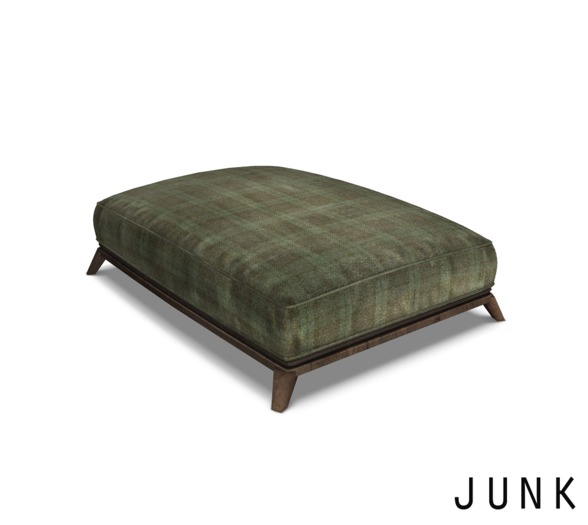 junk. redfern pouffe. mint chocolate.