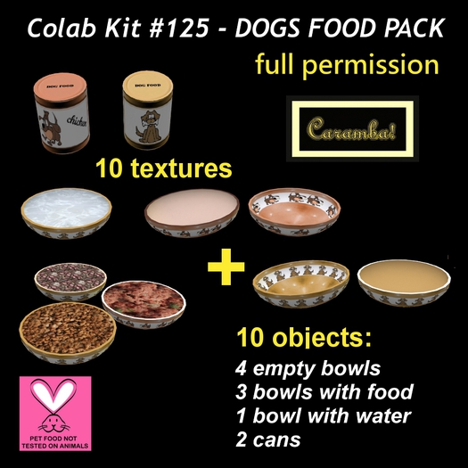 Colab Kit #125 - DOGS FOOD PACK