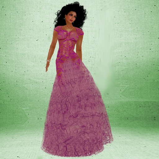 114. PURPLE SCALLOPED - 100