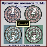 Byzantine mosaics TULIPS - textures