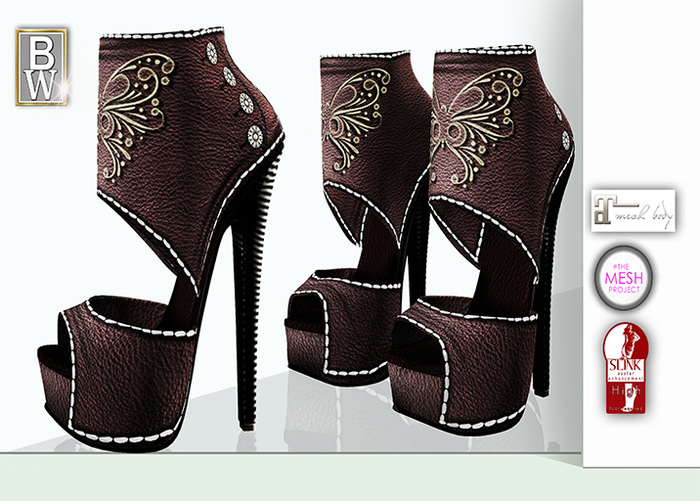 High heel's 'Julia' black stripes?