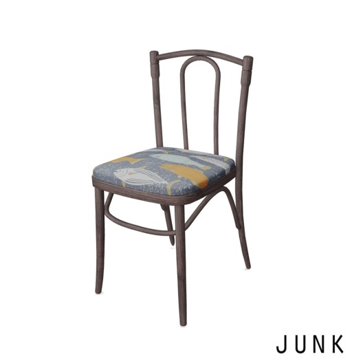 junk. bent wood chair.