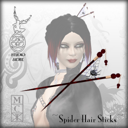 :+:SS:+: Spider Hair Sticks
