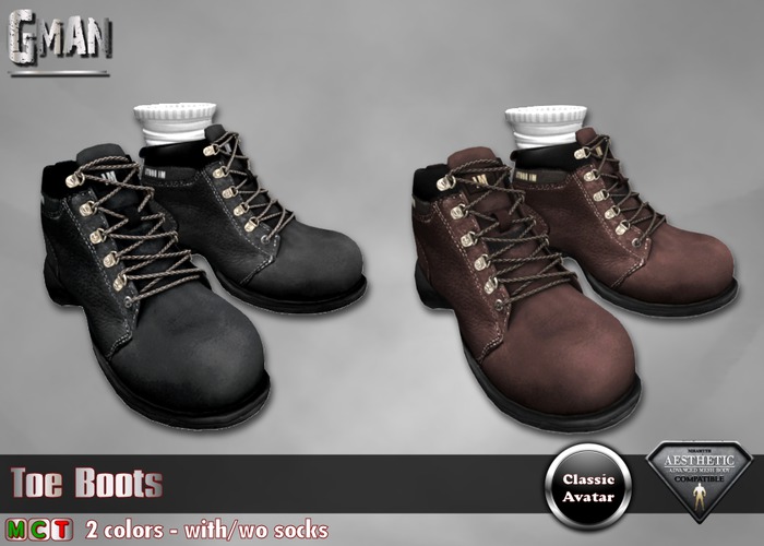 GMan BT - Toe Boots - boxed