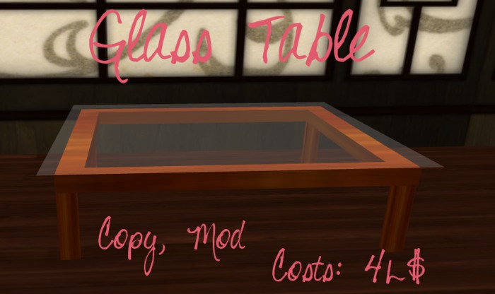 Glass Table