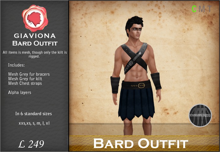 {G} Bard Outfit - Blue