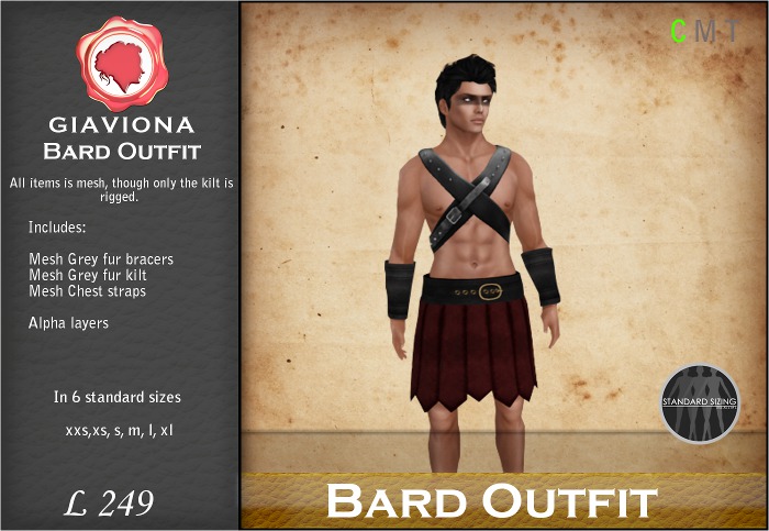 {G} Bard Outfit - Red