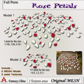 Full Perm Rose Petals