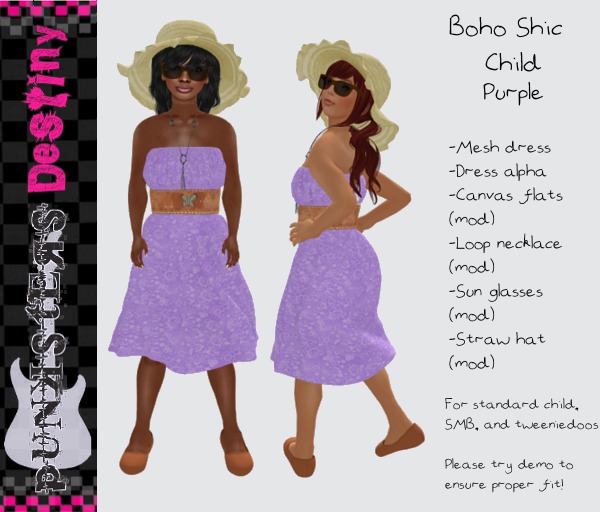*PD* Boho Shic Child Purple