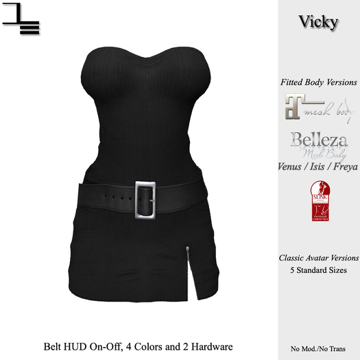 DE Designs - Vicky - Black
