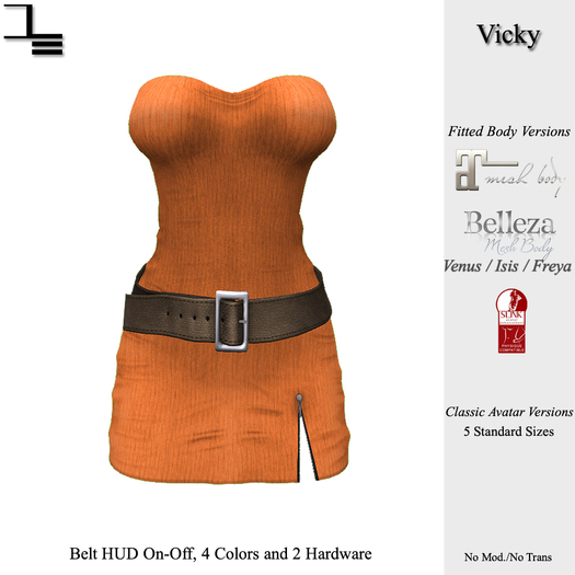 DE Designs - Vicky - Orange