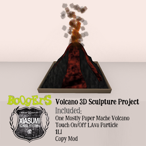 <:*BoOgErS*:> Volcano 3D Sculpture Project