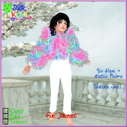 *Seer Kids* Kids Fur Jacket (box)