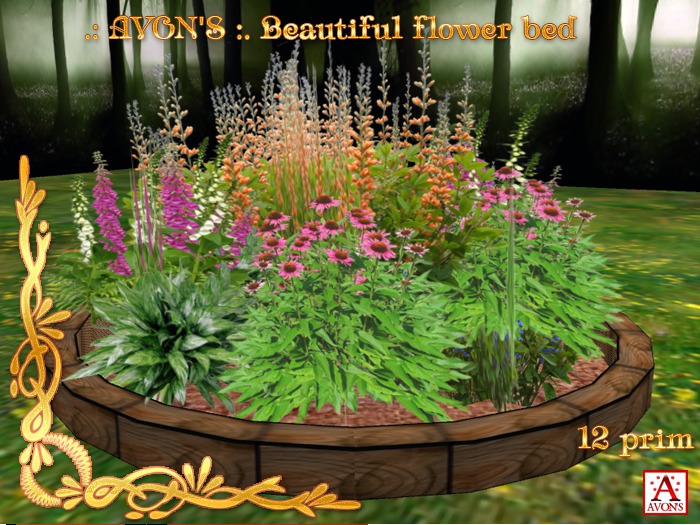 .: AVON'S :. Beautiful flower bed