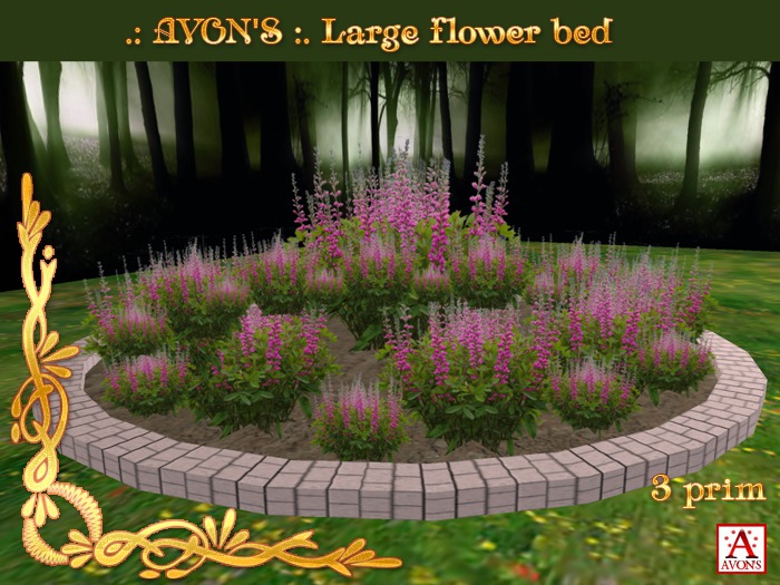 .: AVON'S :. Large flower bed