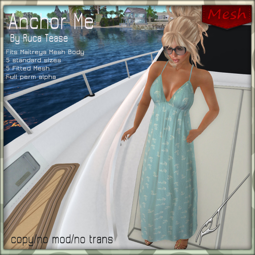 RT Anchor me 1 dress  Bag