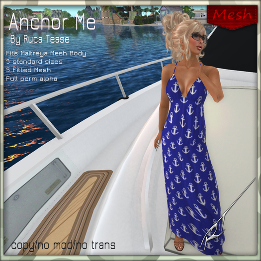 RT Anchor me 1 dress  Bag
