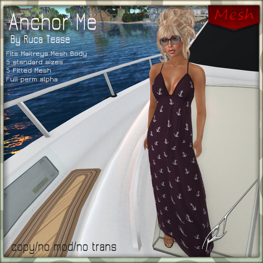 RT Anchor me 1 dress  Bag