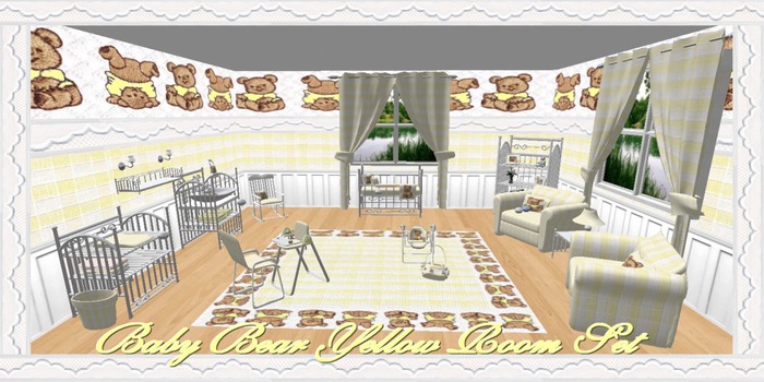 Baby Bear Yellow Room Set
