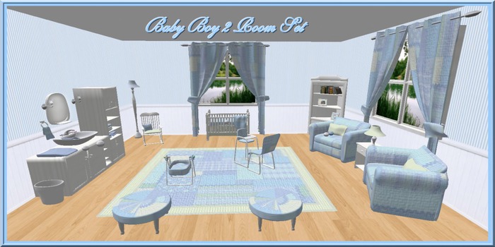 Baby Boy 2 Room Set