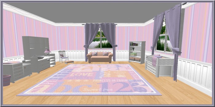 Early Morning Pink Baby Room Set
