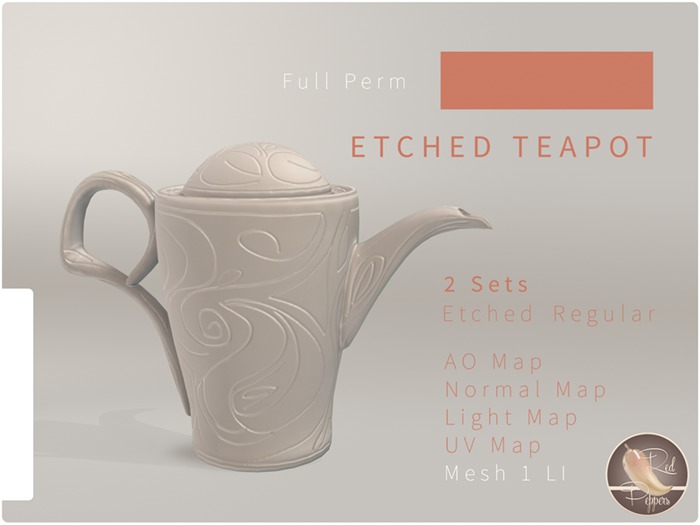 Etched Teapot (FULL PERM)
