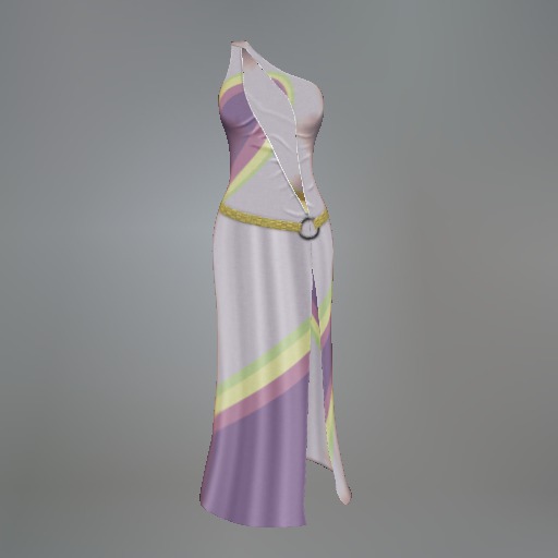 Purple Rainbow Mesh Dress box