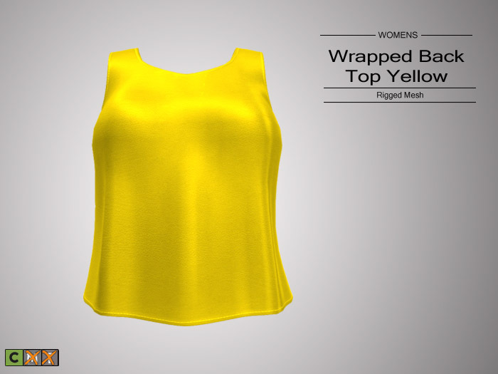 Citrus Wrap Top Yellow