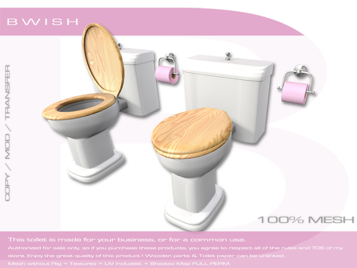 BWish - Toilet Set Mesh Full Permissions