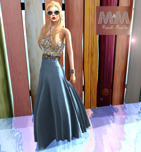 M&M-VARIETY DRESS MESH BLUE