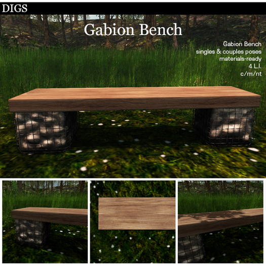 DIGS - Alsopp Bench [MESH] (Boxed)