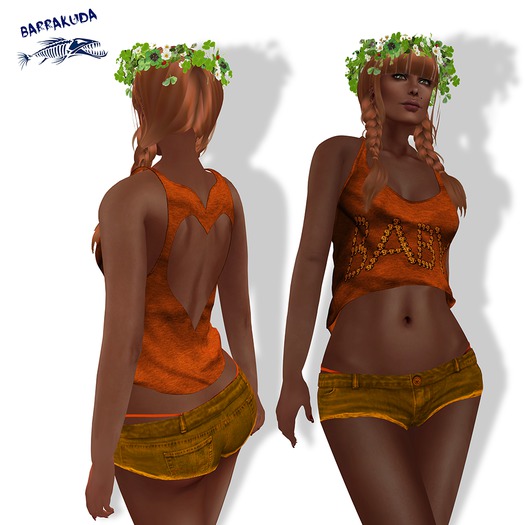 Top + Over Bikini Shorts V6