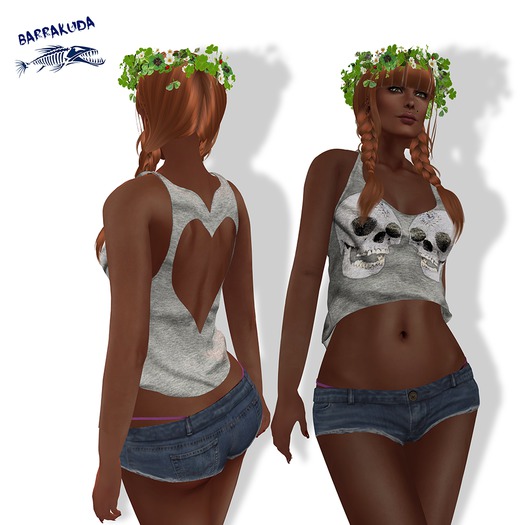 Top + Over Bikini Shorts V7