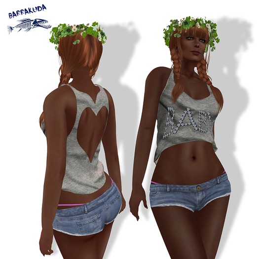 Top + Over Bikini Shorts V9