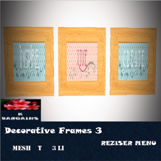 *KB* Decorative Frames 3