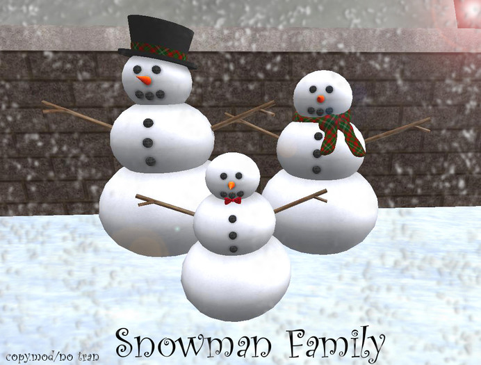 Snowman Family