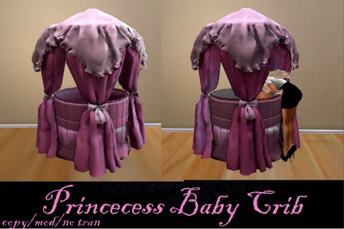 Princess Baby Crib (with Animation)